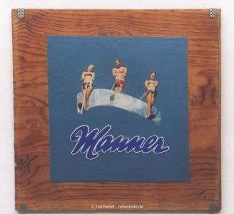 Zeitungscollage Manner