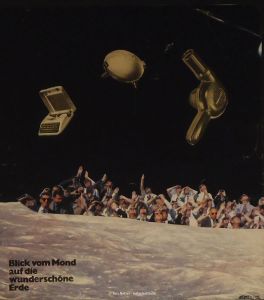 Zeitungscollage Mond 2