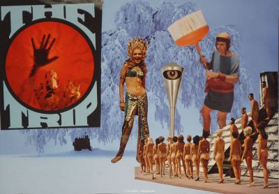 Zeitungscollage: The Trip mit Peter/Jane Fonda